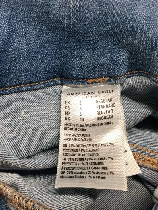 American Eagle Next Level Stretch Super Hi Rise Jegging Size 6 Womens Jeans - Picture 8 of 9